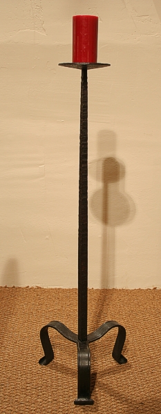 Chiselled Stem Floor Candle Stand