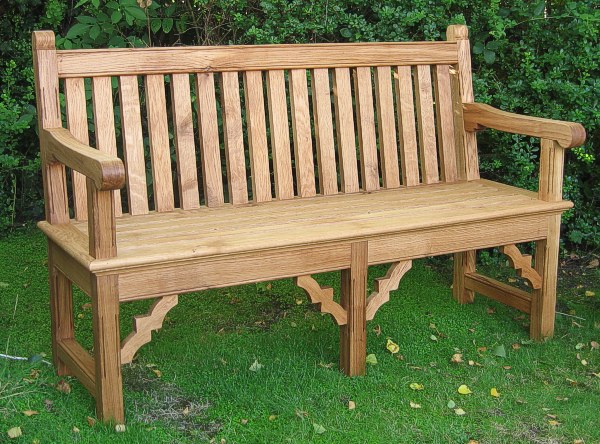 Oak Garden Seat