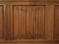 Panelled Bed Oak Linenfold (5