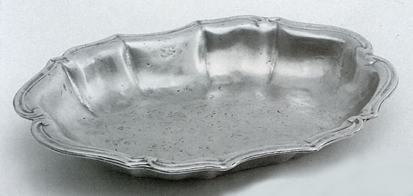 Traditional pewter dish