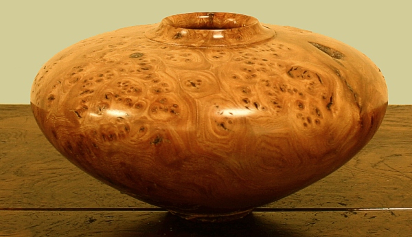Burr Elm Hollow Vase