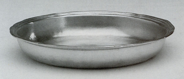 Traditional Pewter Shallow Bowl