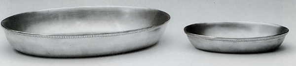 Traditional Pewter Small Oval Dish