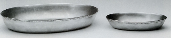 Pewter Oval Dish 564