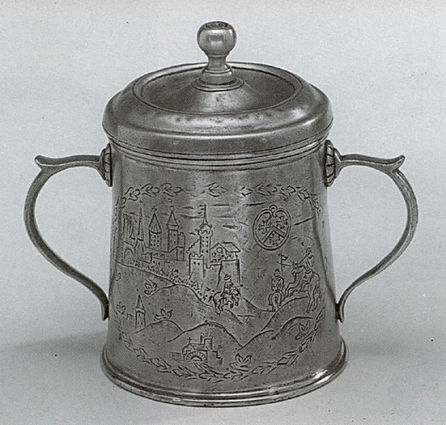 Traditional Pewter Tobacco Jar