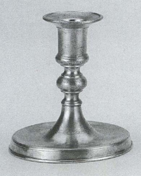 Pewter Candlestick 649