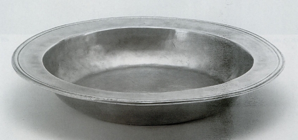 Traditional pewter bowl