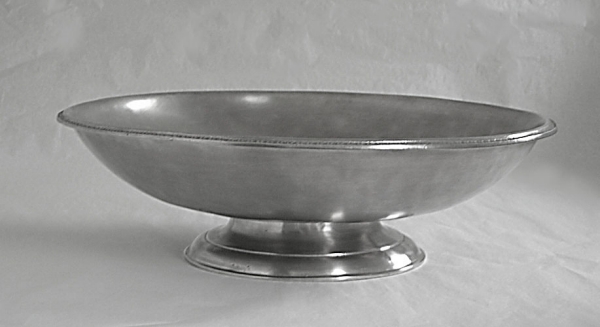 Traditional pewter bowl