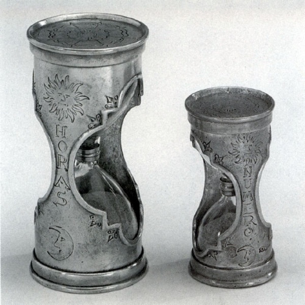 Pewter Sand Timer 323