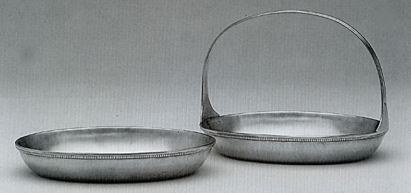 Traditional pewter bowl
