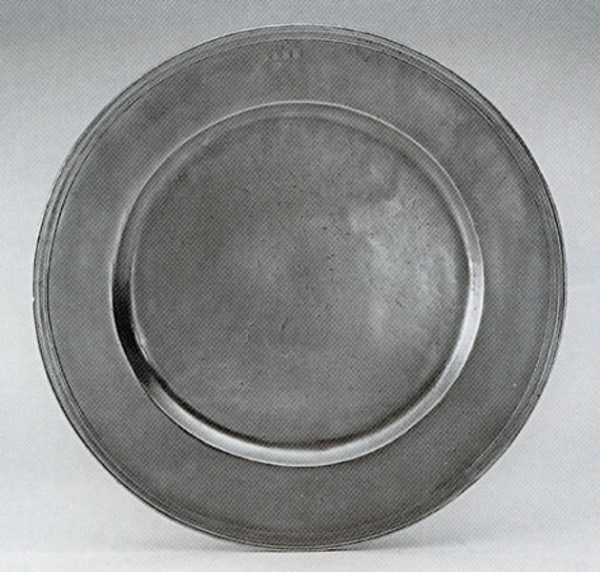 Pewter Plate 637