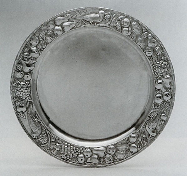 Pewter Plate 266