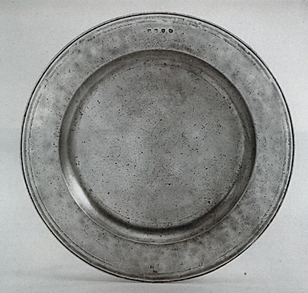 Pewter Plate 276