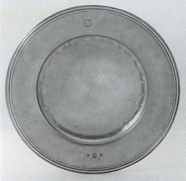 Pewter Plate 456