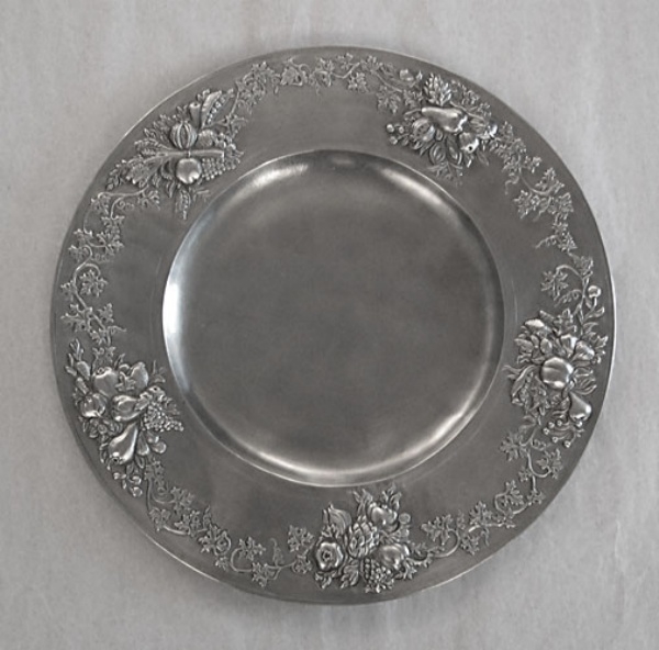 Pewter Plate 527