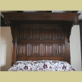 Half Tester Bed Oak Standard Size