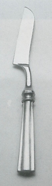 Traditional pewter soft cheese knife