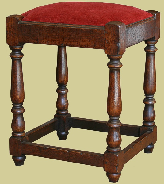Oak Dressing Table Stool