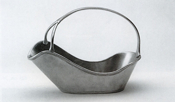Pewter Wine Basket 628