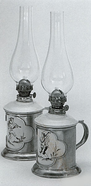 Pewter Oil Lamp 440
