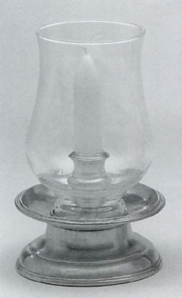 Pewter Hurricane Lamp 592