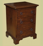 3 Drawer Bedside Chest Drawers Oak