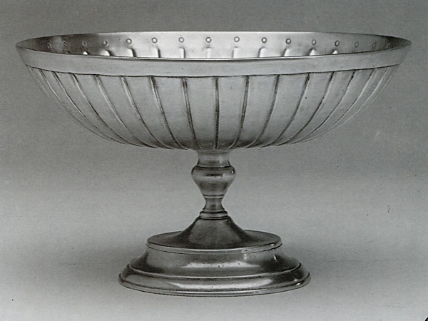 Pewter Footed Bowl 542
