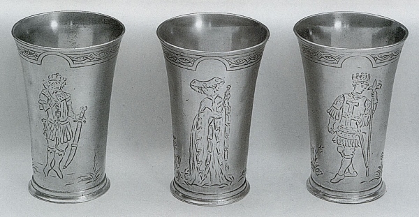 Pewter Florentine Tumbler 402