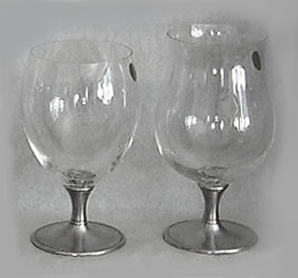 Traditional pewter beer glass Traditional pewter beer glass