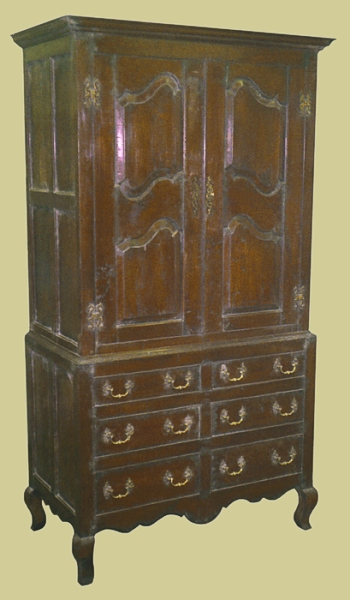 Linen Press 6 Drawers Oak