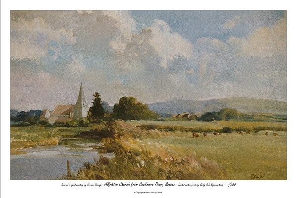 Alfriston Church From Cuckmere