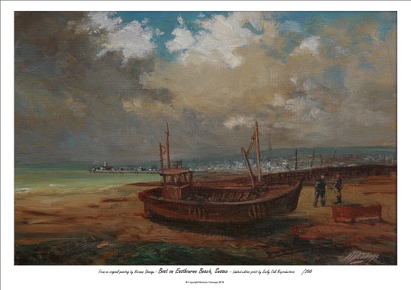 A5, Boat on Beach, Sussex