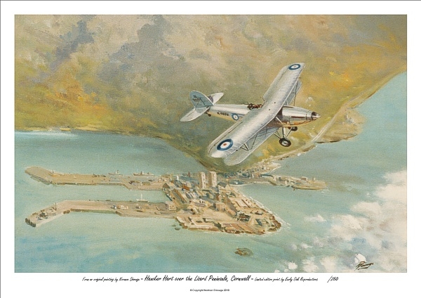 Hawker Harte over the Lizard