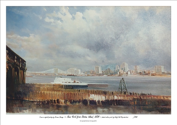 New York from Staten Island, USA