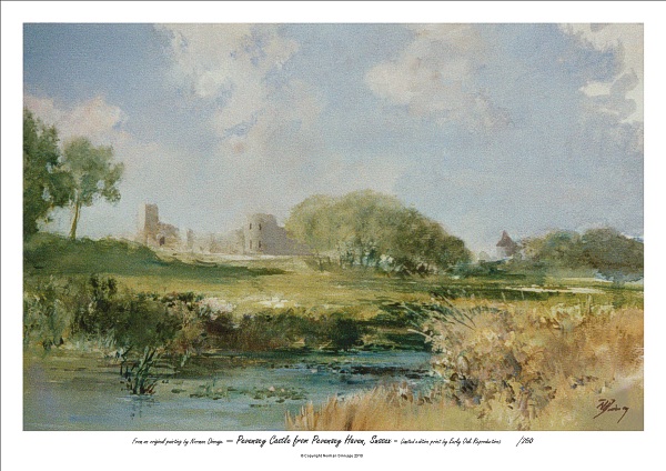 A5, Pevensey Castle from Pevensey Haven