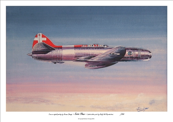 Swiss Plane in the Sky