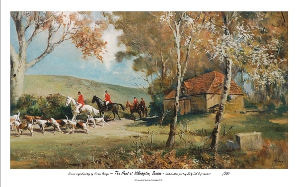 The Hunt at Wilmington, Sussex