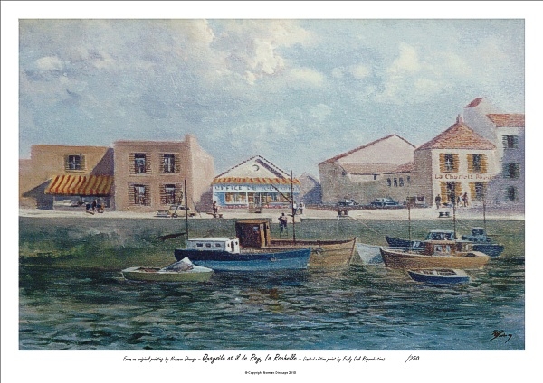 Quayside at Il-De-Ray, France
