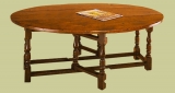 Small bespoke oak gateleg coffee table in 3 sizes