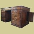 Pedestal Desk Fruitwood