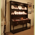 Solid Oak Potboard Dresser & Plate Rack