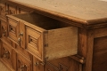Oak 5 Drawer Dresser Base
