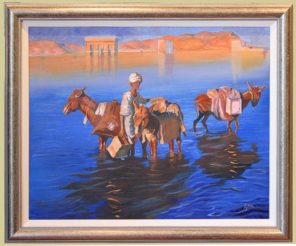 In The Lake Oil On Canvas