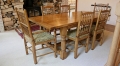 Light Gunbarrel Refectory Table