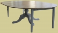 Oak & Painted Extending Pedestal Table