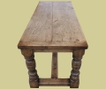 Small Heavy Oak Dining Table