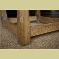 Up. Stop Chamfered Oak Side Chair