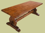 Trestle Dining Table Elm