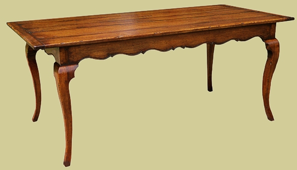 Cherrywood Cab. Leg Country Style Table