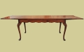 Fruitwood Carved Cab.Leg Extending Table